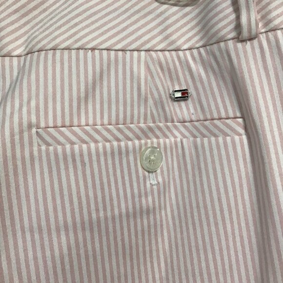 Tommy Hilfiger, Pink and White Striped Capri Pants Size 14. NWOT condition. - Picture 7 of 9